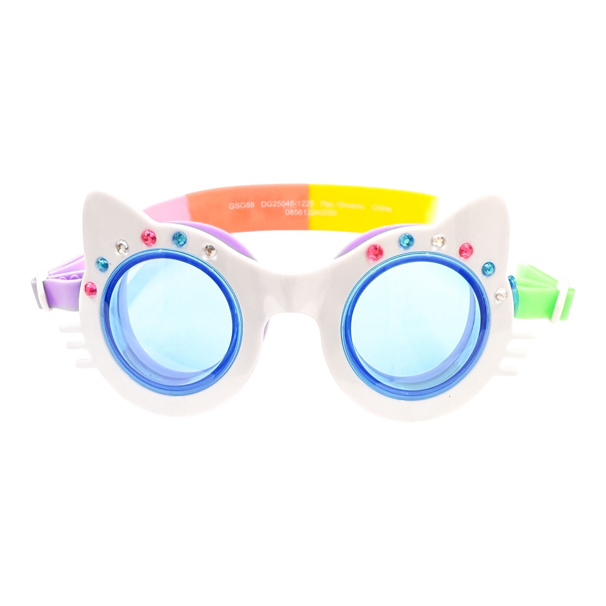 White Cat Rhinestone