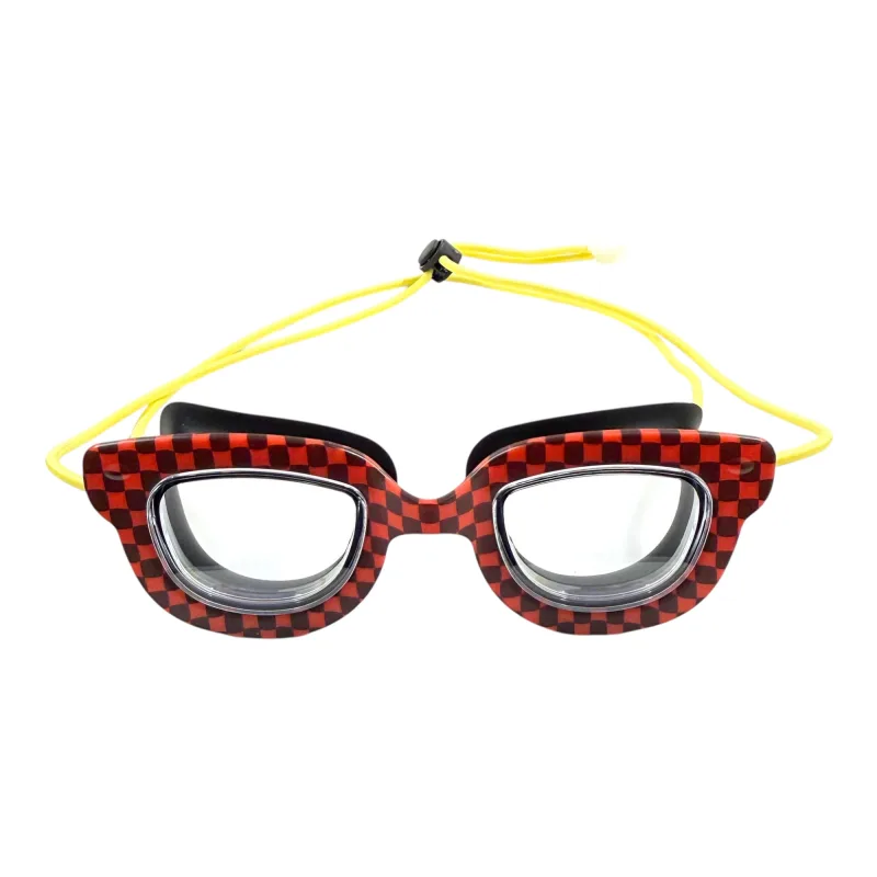 Checker Cat Eye Red